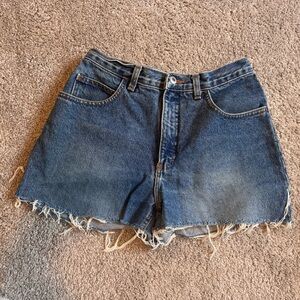 Vintage LondonJean high waisted shorts